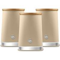 Swan Nordic Set of 3 Canisters in Cream | Size: A
