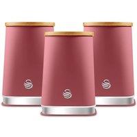 Swan Nordic Set of 3 Canisters in Fuchsia | Size: A