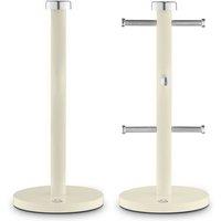 Swan Towel Pole & Mug Tree Set in Cream | Size: A