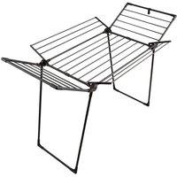 Swan Stealth Multi-Wing Airer in Black | Size: A