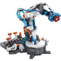 Menkind Construct & Create Hydraulic Robot Arm Engaging 6-Axis STEM Toy in Blue