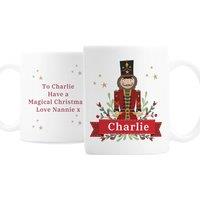 Personalised Memento Company Personalised Christmas Nutcracker Mug in White