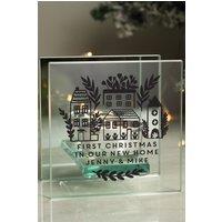 Personalised Memento Company Personalised Home Glass Tealight in Clear