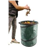 BARGAINS-GALORE 100l Pop Up Large Garden Waste Bag Heavy Duty Garden Sacks Storage Diy in Dark Green