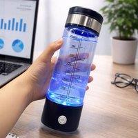 Menkind RED5 Electrolysis Infuser Hydrogen Water Bottle - 420ml in Silver