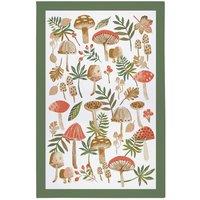 Ulster Weavers 'Mushrooms' Floral 100% Cotton Tea Towel in Green