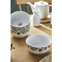 Ulster Weavers 'Bee Bloom' Animal Print Porcelain Bowl in White
