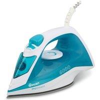 Swan 2200W Steam Iron White & Aqua | Size: A