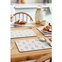Ulster Weavers 'Boho Floral' Floral Print Printed MDF Placemat (4 Pack)
