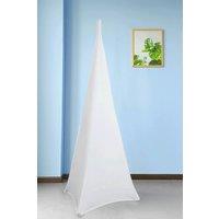 Neel Blue Tripod Speaker Stand Cover Triple Sided in White