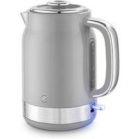 Swan Retro Revive 1.7L Jug Kettle in Grey | Size: A
