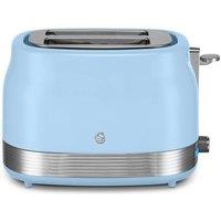 Swan RetroRevive 2 Slice Toaster in Blue | Size: A