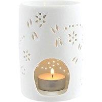 Something Different Cut Out Dragonfly Oil Burner in White