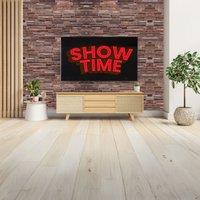 Novecrafto 3D Wall Panels Slim Stone Brick Effect PVC Cladding Panels 96cm x 48cm (6 Sheets) in Brown | Size: 96 cm x 48 cm