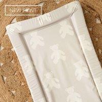 The Tiny Bed Company Baby Changing Mat - Hudson Teddy Bear in Light Brown