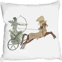 Benjamin Tate Design Cushions - Pharaoh on War Chariot (Cushion)