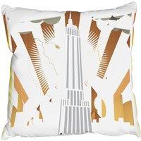 Benjamin Tate Design Cushions - Art Deco Skyscraper (Cushion)