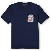 Ghostbusters Hook & Ladder Firehouse Unisex T-Shirt - Navy | Size: Medium
