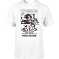 Ghostbusters Vintage Advert Unisex T-Shirt - White | Size: Medium