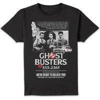 Ghostbusters Vintage Advert Unisex T-Shirt - Black | Size: 2XL