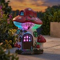 Garden Greatness Mush-Room Colour Changing Solar Garden Light