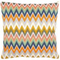 Vervaco L/S CUSH ZIGZAG - Long Stitch Kit: Cushion: Zigzag