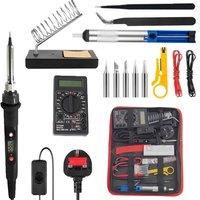 SPETLEK 80W Soldering Iron Kit Electronics Welding Tool with Multimeter