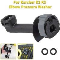 Nordara Karcher Elbow Outlet Pipe with Clamp 4.064-047.0 for K2 K3 in Black