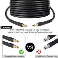 Nordara 15M Extension Hose For Karcher K2-K7 Pressure Washer in Black