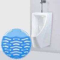 EONLION 10Pcs Anti-Splash Urinal Deodorising Screen Mats in Blue