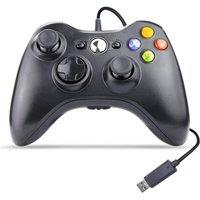 Nordara USB Wired Controller for Xbox 360 & PC Windows (UK) in Black
