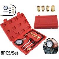 Nordara Engine Cylinder Pressure Compression Test Tester Kit Car Tool Set in Red