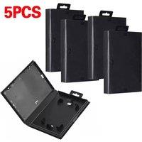 Nordara 5Pcs Game Card Case Cartridge Box Shell Replacement in Black