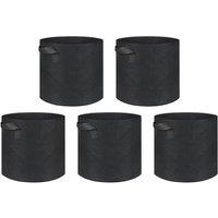 SPETLEK 10 Pack Large Plant Grow Bags for Potato Fruit Vegetable in Black
