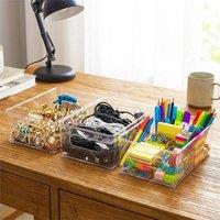 Nordara 3Pcs Mixed Size Fridge Storage Container Set in Clear