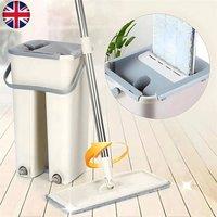 Nordara Beige PRO Mop & Bucket Set - 360 Wash/Dry + 12 Pads