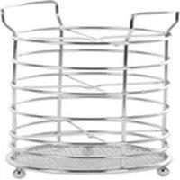 EONLION Chrome Wire Cutlery Holder in Silver