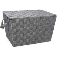 Nordara Storage Basket Chest Home Dcor Tidy Clothes Toys Bathroom Bedroom in Grey