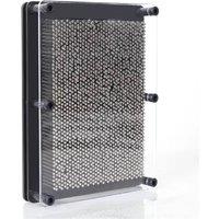 Nordara Large 3D Metal Pin Art Impression Desk Toy in Black