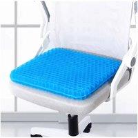 Nordara Blue Orthopaedic Gel Seat Cushion - Extra Thick for Office/Car