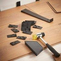 SPETLEK 23PCS Laminate Wood Flooring Installation Tool Kit for DIY in Black
