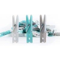 SPETLEK 36 Pcs Clothes Pegs for Washing Line with Soft Grip