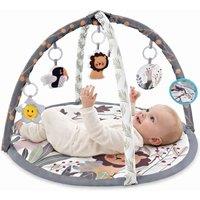 Dragodirect Baby Play Mat Kick & Play Gym with Sensory for 1 to 3 Year Kids in White