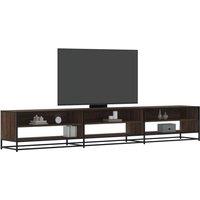 Berkfield Home TV Cabinet Brown Oak 270x40x46 cm Engineered Wood | Size: 270 x 40 x 46 cm
