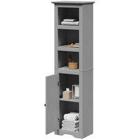 Berkfield Home Bathroom Cabinet BODO Grey 44x30x160 cm | Size: 44 x 30 x 160 cm