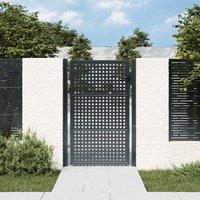 Berkfield Home Garden Gate Anthracite 105x175 cm Steel