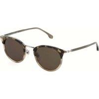 Lozza SL2393-4902BW Panthos (Tea Cup) Sunglasses in Brown