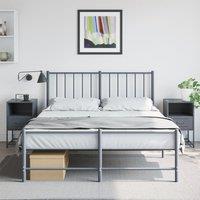 Berkfield Home Bedside Cabinets 2 pcs Anthracite 36x39x60.5 cm Steel in Black