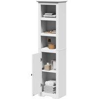 Berkfield Home Bathroom Cabinet BODO White 44x30x160 cm | Size: 44 x 30 x 160 cm