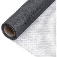 Berkfield Home Mesh Screen Fiberglass 60x2000 cm Grey